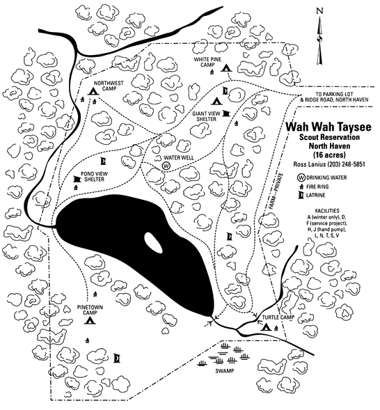 Camp Wah Wah Tay See Map
